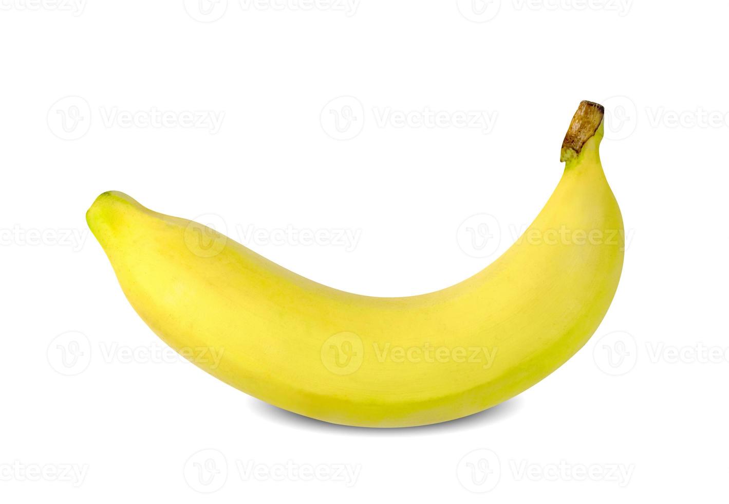 ripe banana isolated on white background ,include clipping path photo