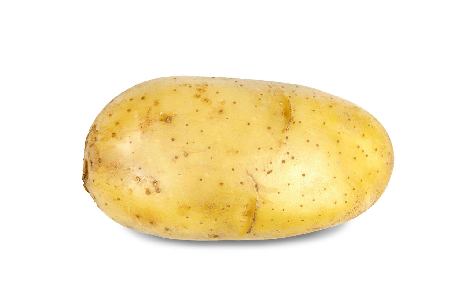 potatoes isolated on white background photo