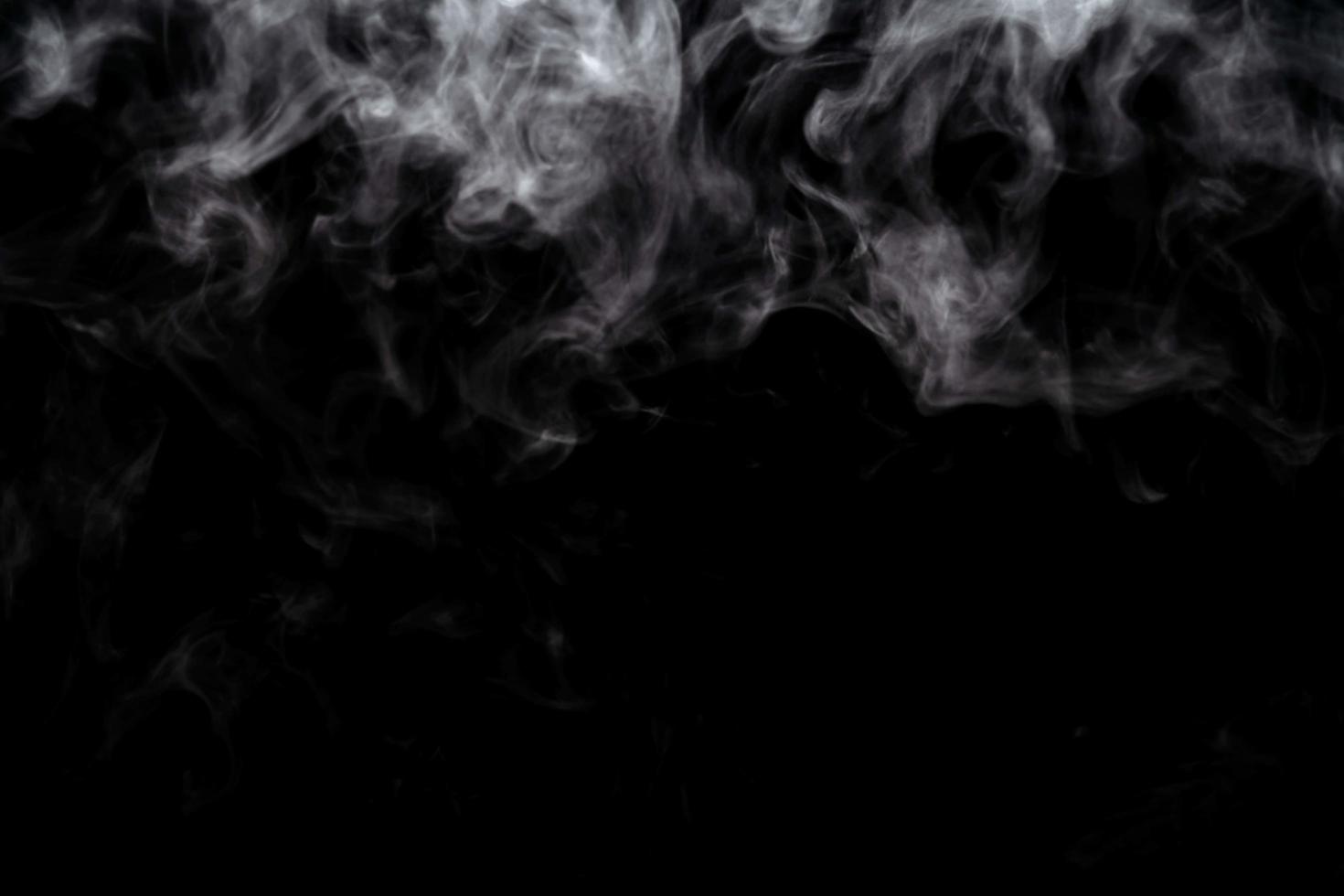 Abstract powder or smoke effect isolated on black background,Out of focus photo