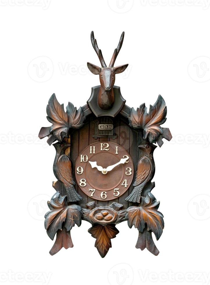 Cuckoo Clock isolated on white background ,include clipping path photo