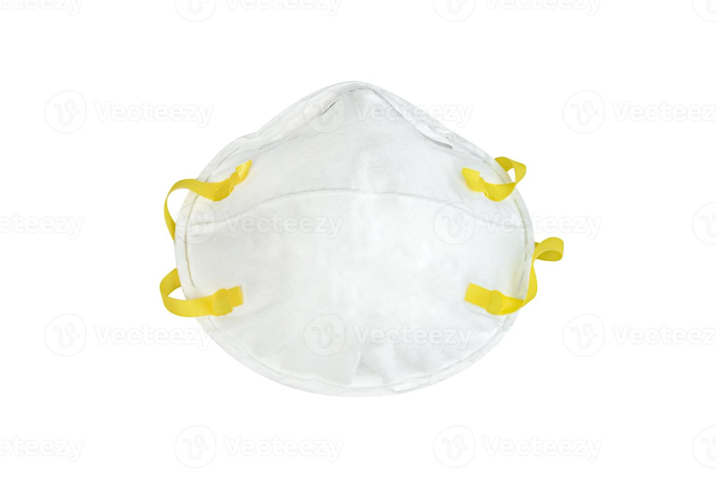protective face mask N95 isolated on white background ,include clipping, path photo