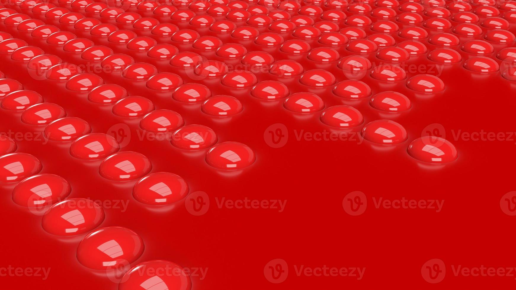 The red button  on glossy image for abstract  background 3d rendering photo