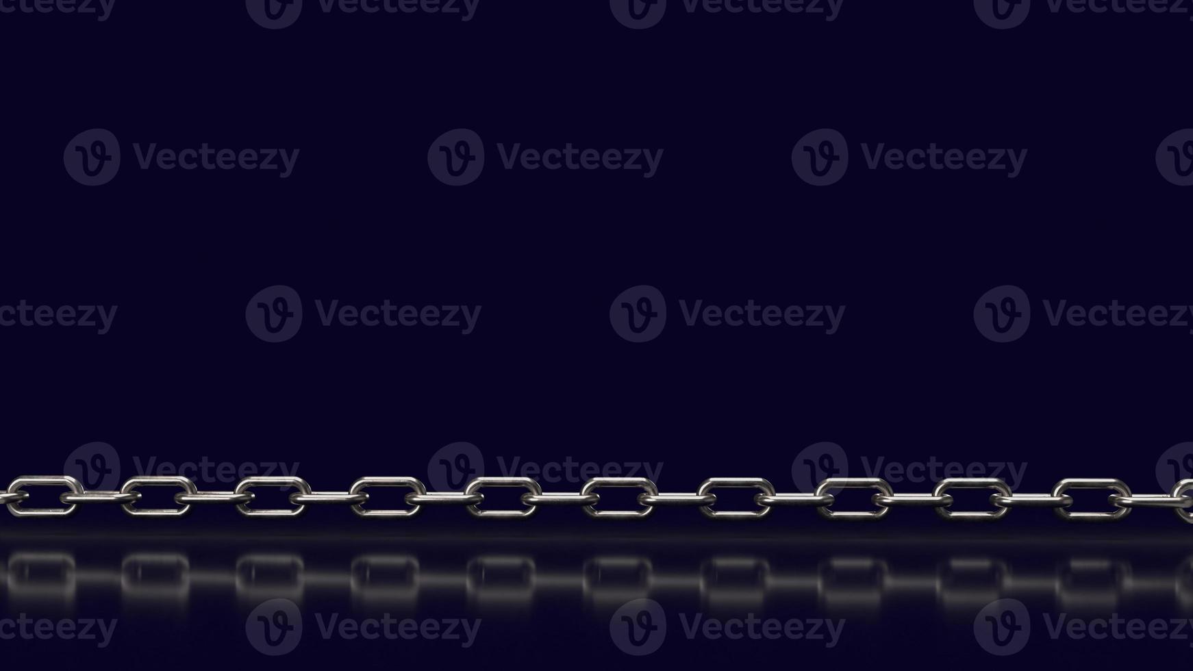 metal chain for business or abstract  background  concept 3d rendering photo