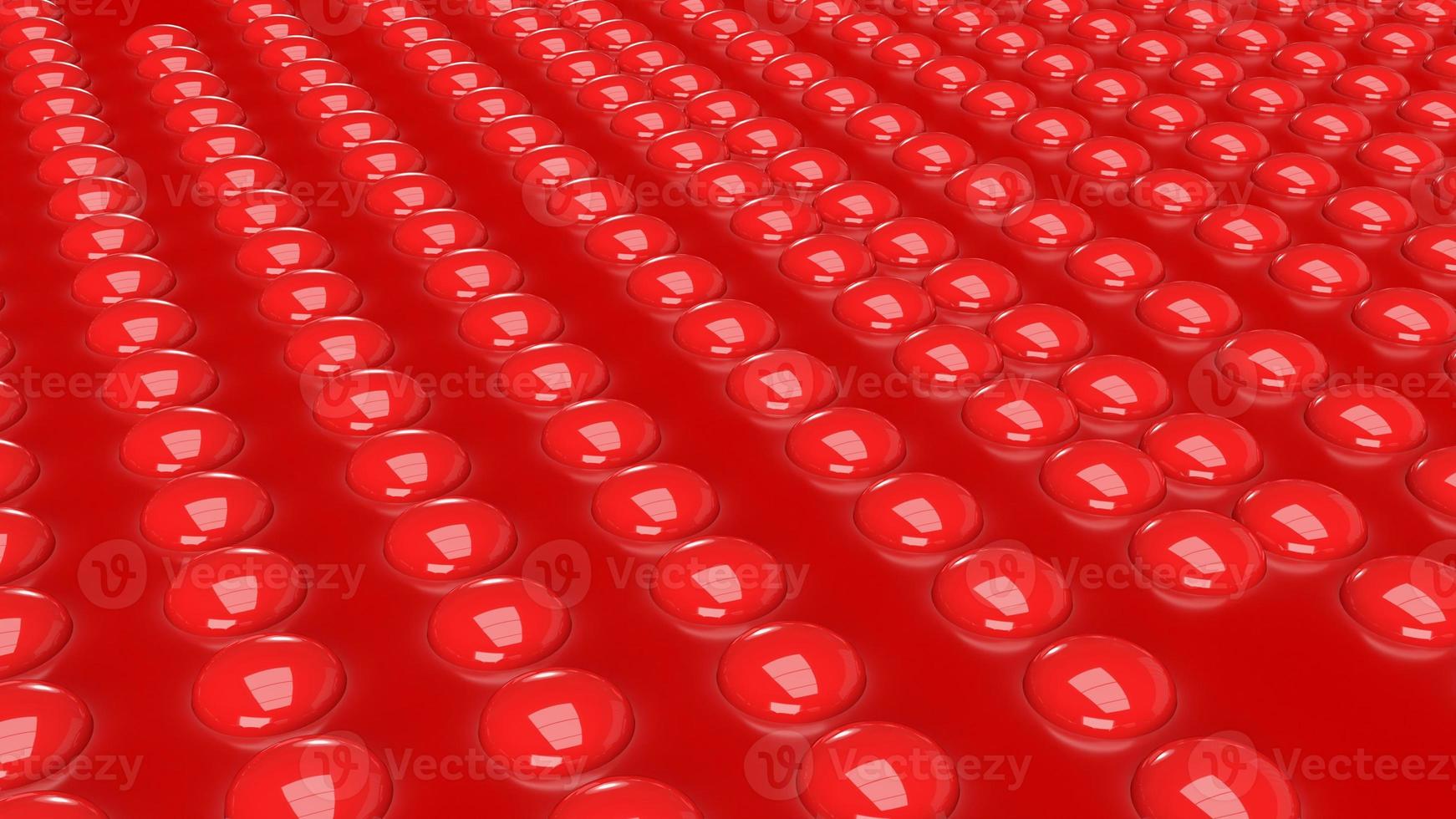 The red button  on glossy image for abstract  background 3d rendering photo