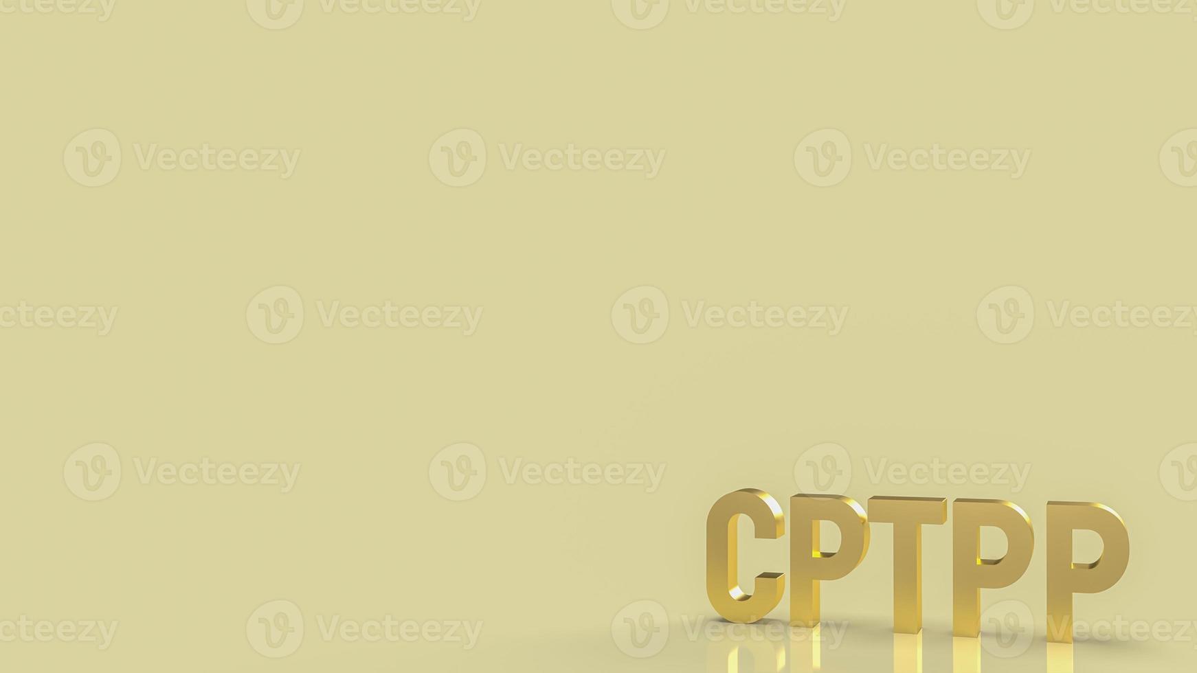 The cptpp or Comprehensive and Progressive Agreement for Trans Pacific Partnership 3d rendering for background photo