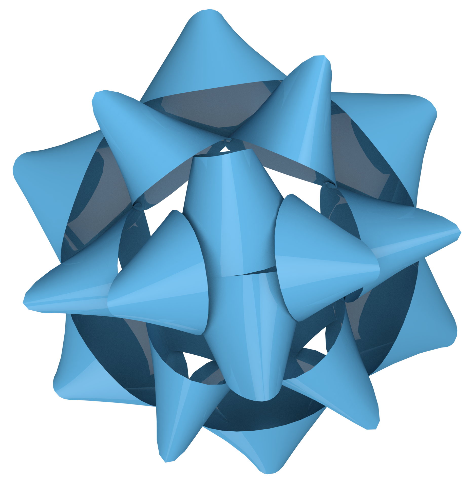 blue ribbon bow isolated on transparent background 10125446 PNG