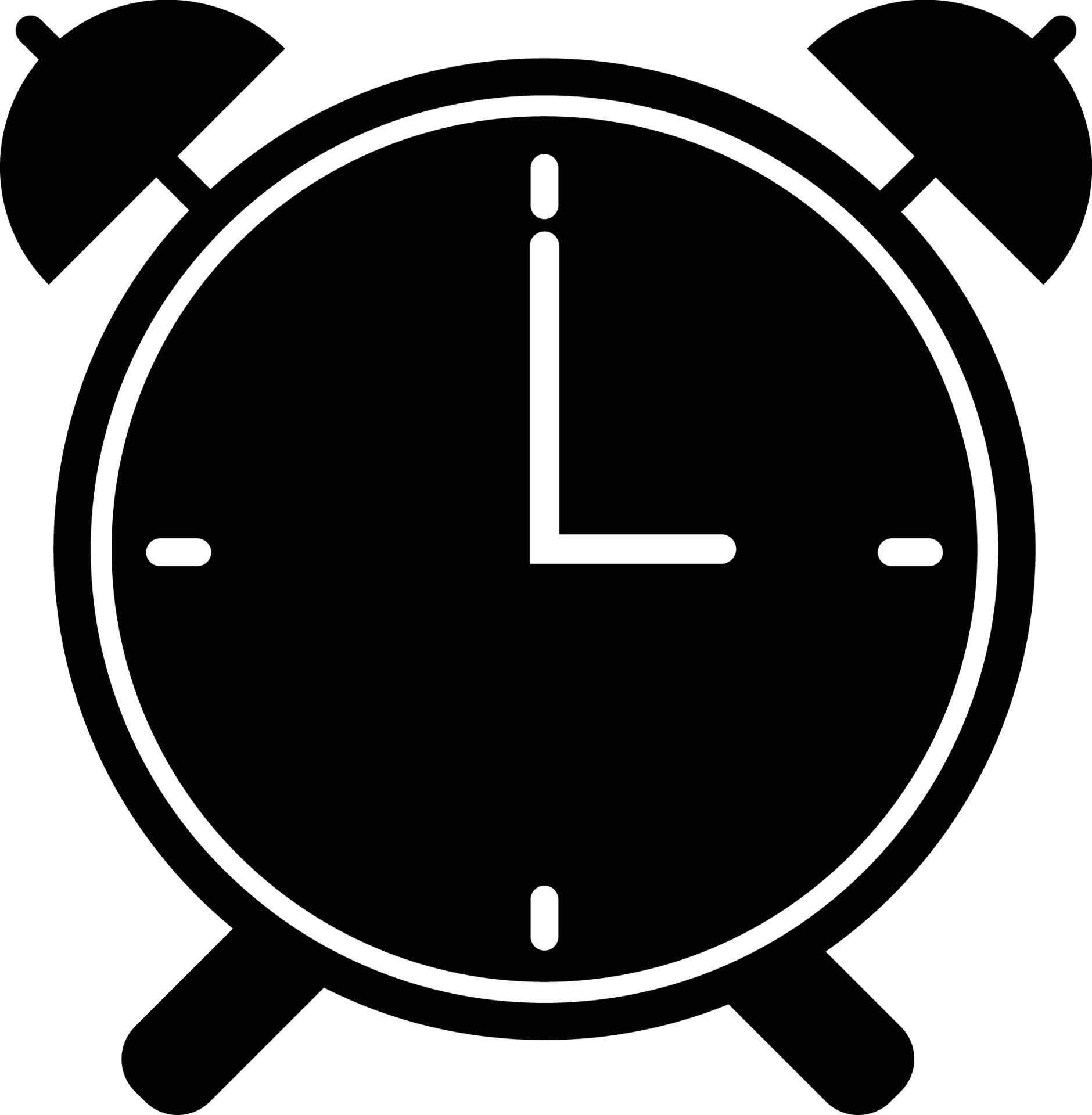 Simple Alarm Clock Vector Icon 10126097 Vector Art at Vecteezy