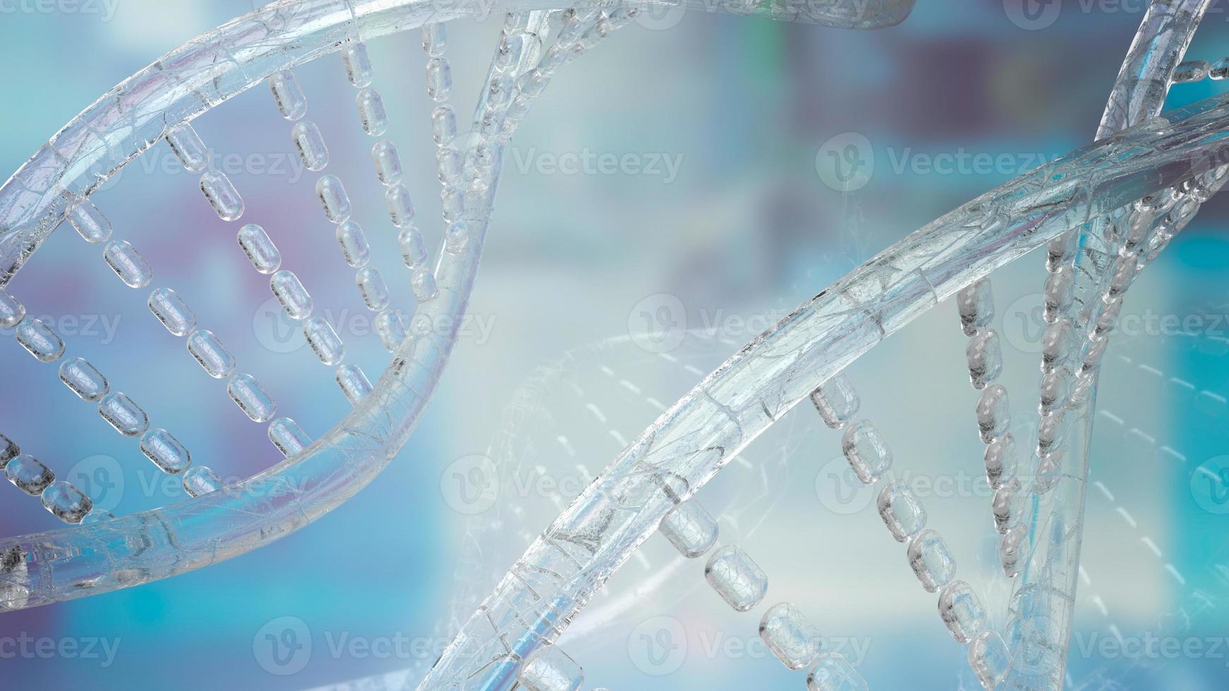 dna image  background for sci or medical concept 3d rendering photo