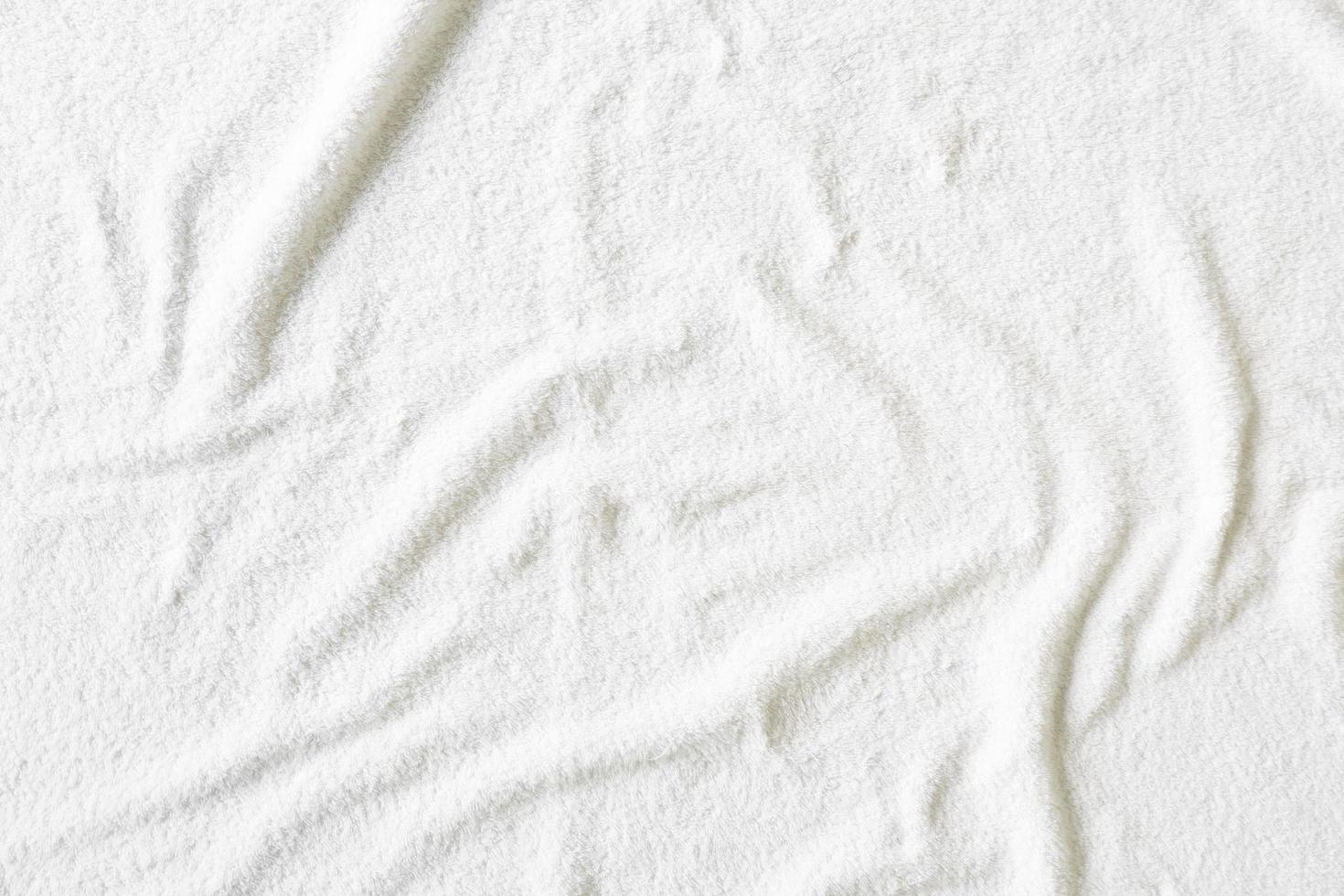 White Towel Fabric Texture Background photo