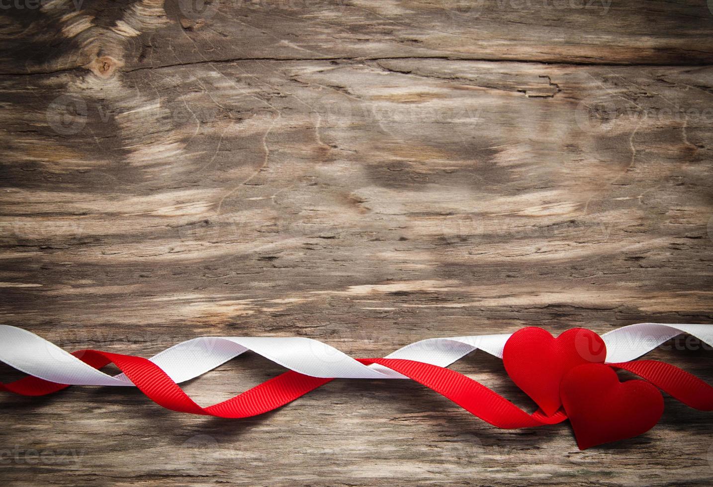 Hearts and ribbon photo