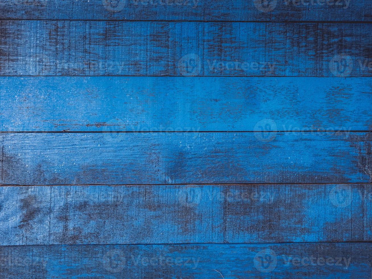 Old blue wood texture background. photo