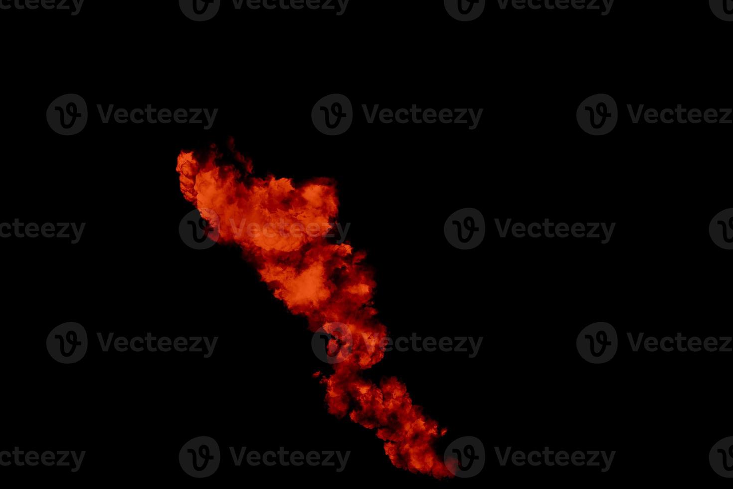 Fire on a black background photo