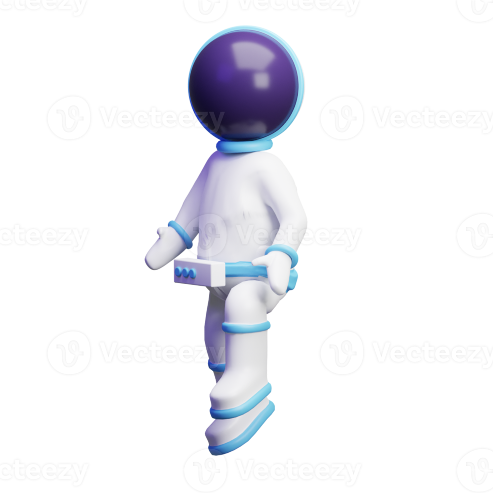 Cute Astronaut jumping png