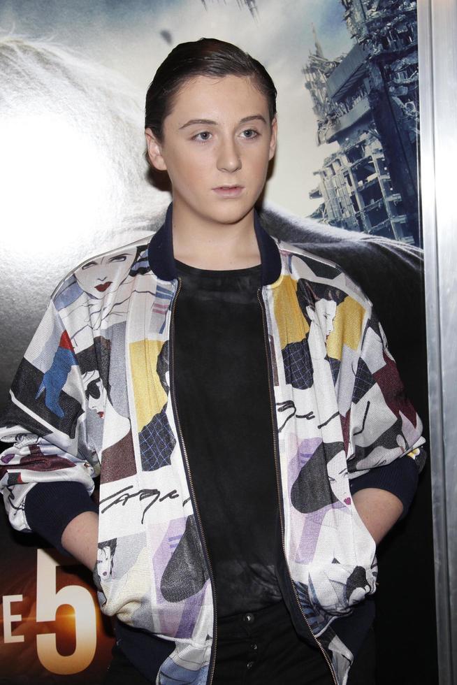 vLOS ANGELES, JAN 14 - Trevor Moran at the The 5th Wave Los Angeles Premiere at the Pacific Theatres At The Grove on January 14, 2016 in Los Angeles, CA photo