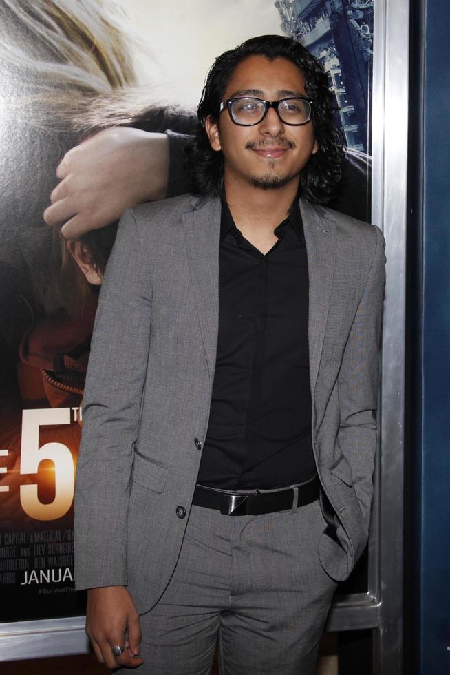 vLOS ANGELES, JAN 14 - Tony Revolori at the The 5th Wave Los Angeles Premiere at the Pacific Theatres At The Grove on January 14, 2016 in Los Angeles, CA photo