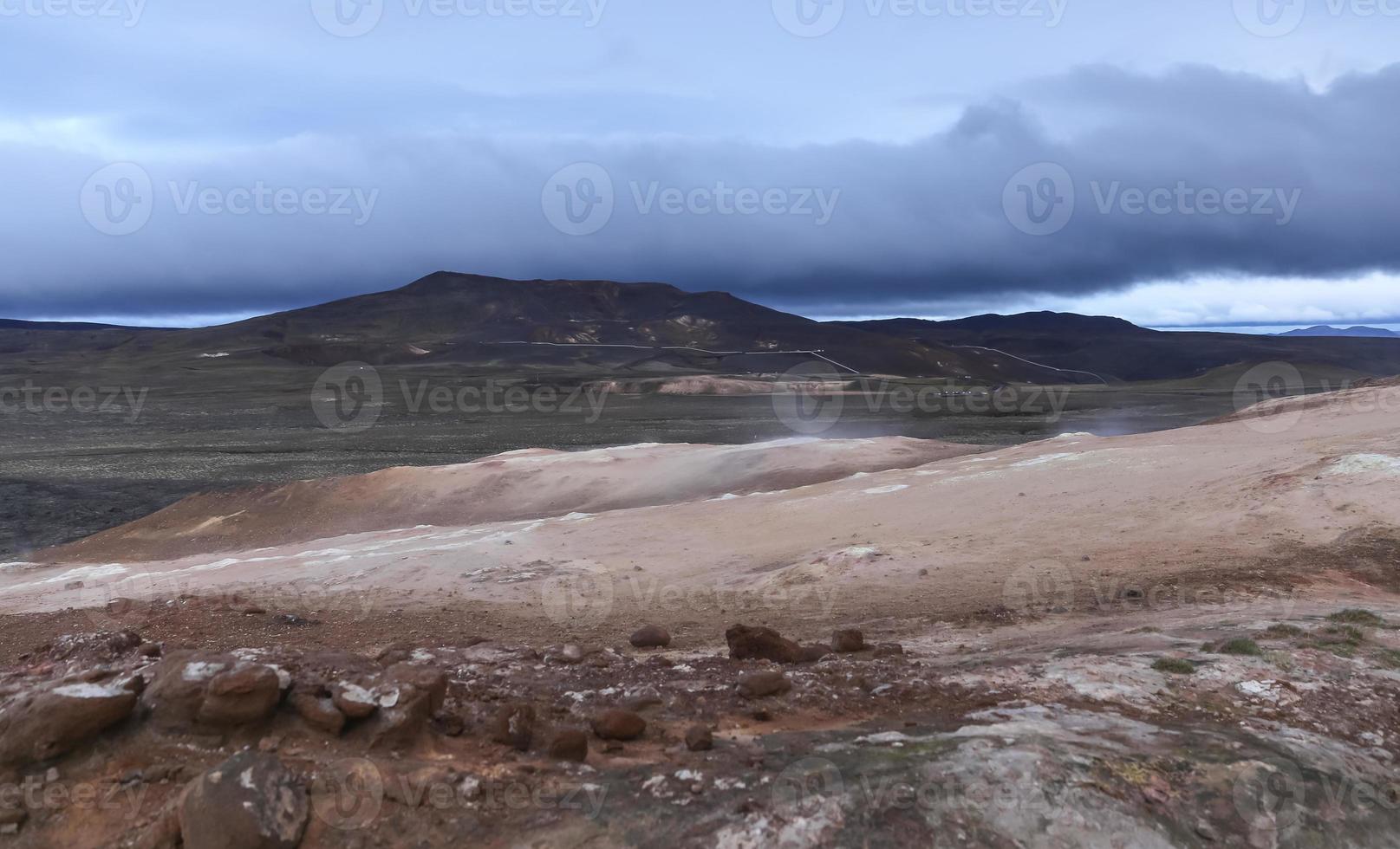 Leirhnjukur lava field in Iceland photo