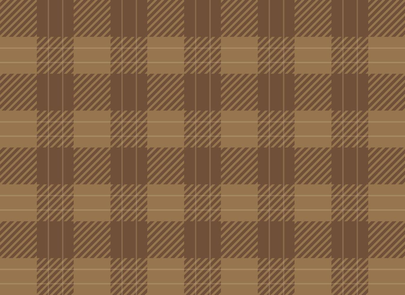 Tartan checked plaids brown color. Seamless fabric texture vintage style. vector