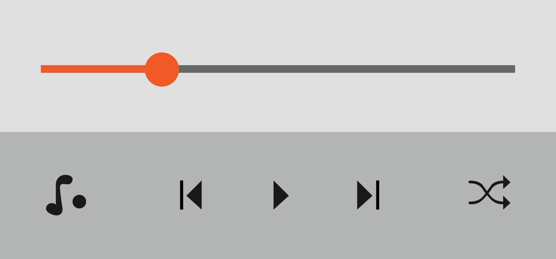 Minimal Android Navigation Bar Design vector