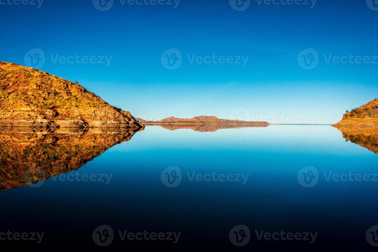 Reflections on Lake Argyle photo