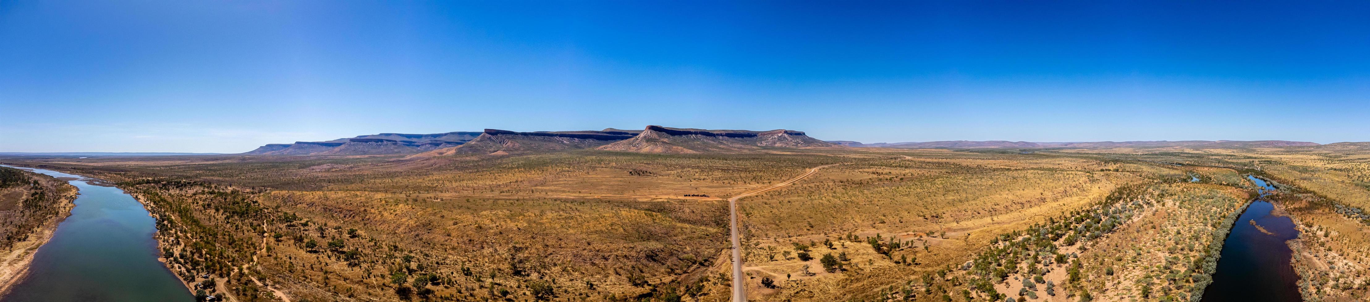 Aerial Image of the Cockburn Ranges WA Australia photo