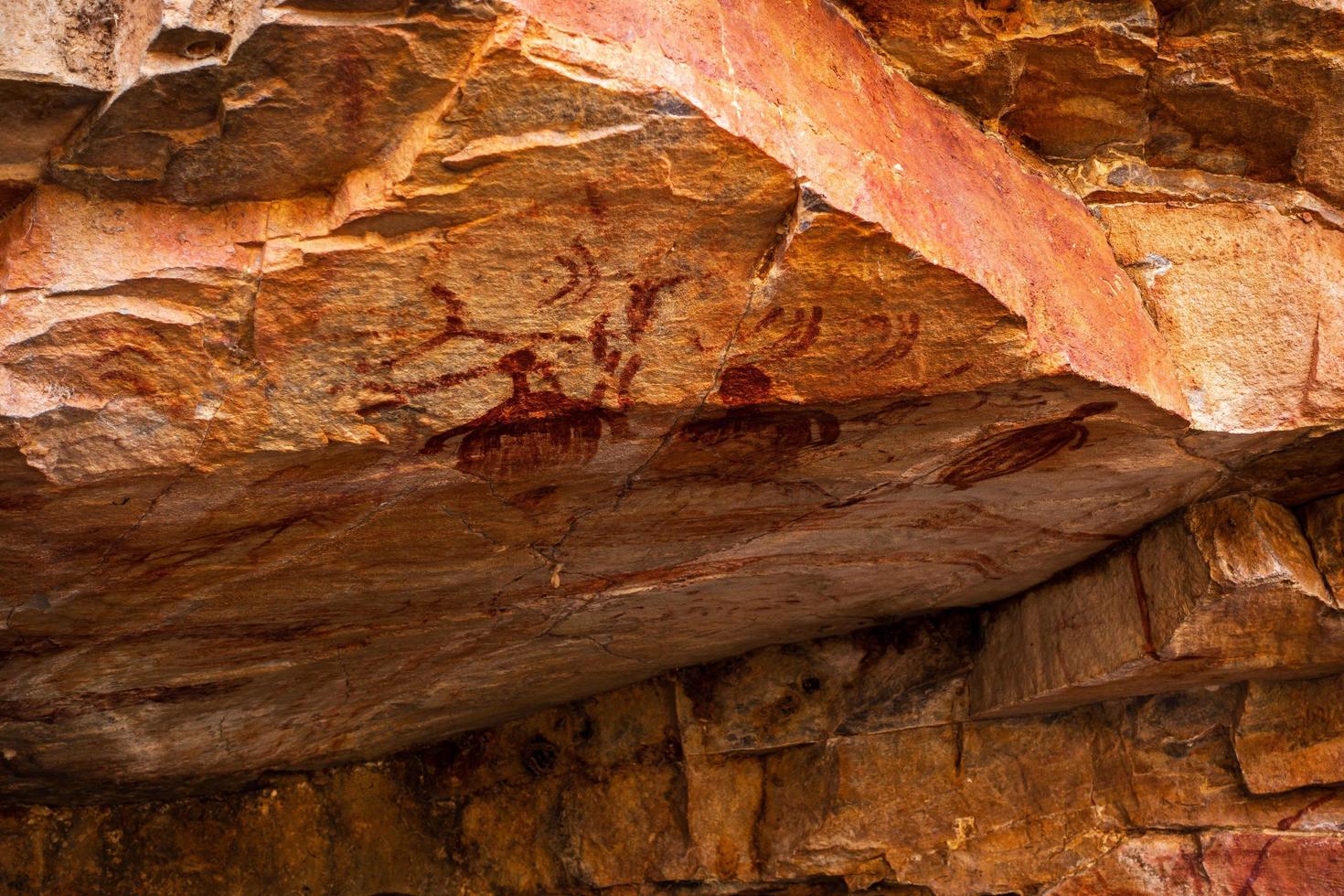 arte rupestre aborigen foto