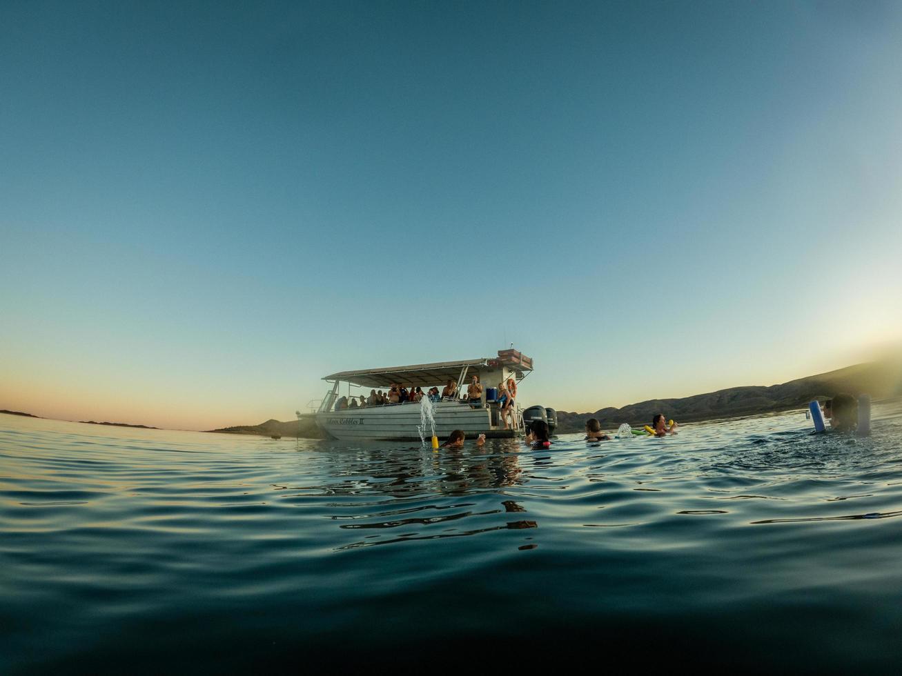 Boat on the water photo