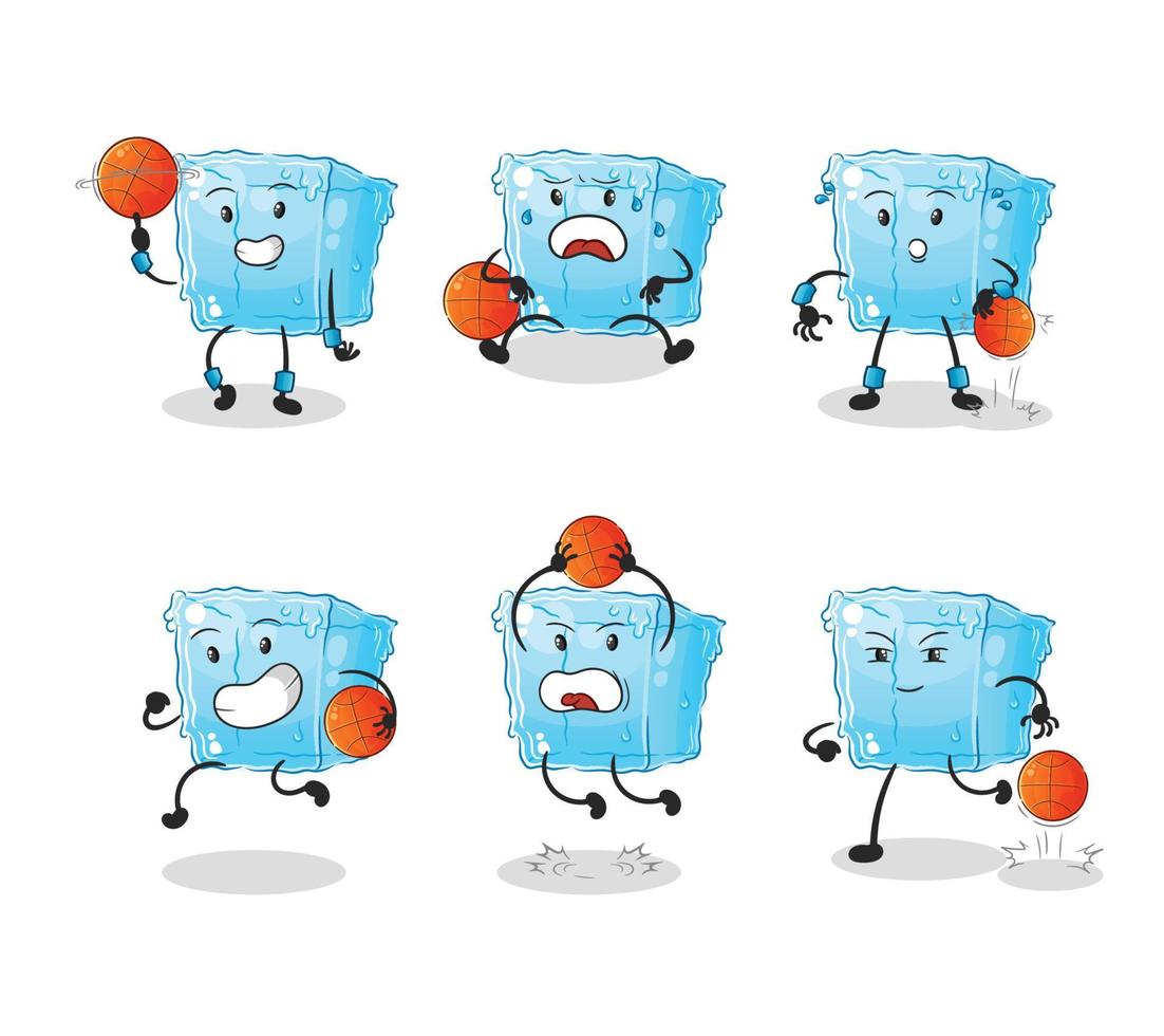 イラスト ice ice cube cartoon vector 10120711 Vector Art at Vecteezy