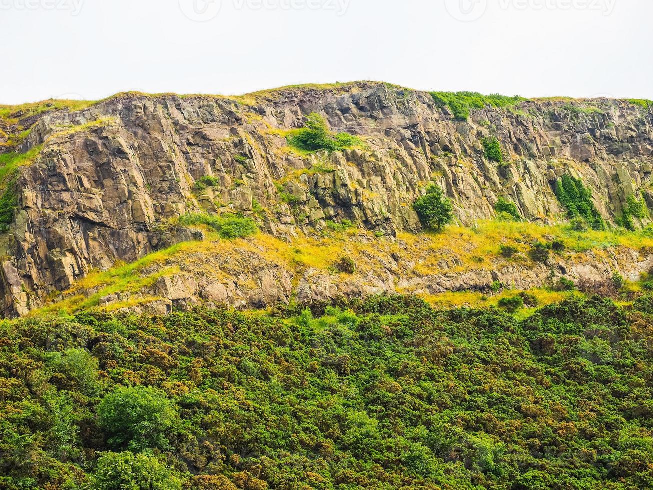 HDR Arthur's Seat in Edinburgh photo