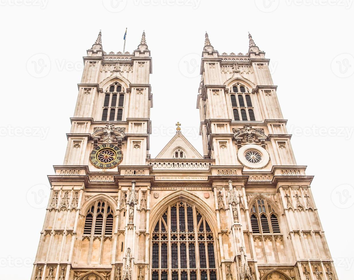 HDR Westminster Abbey church in London photo