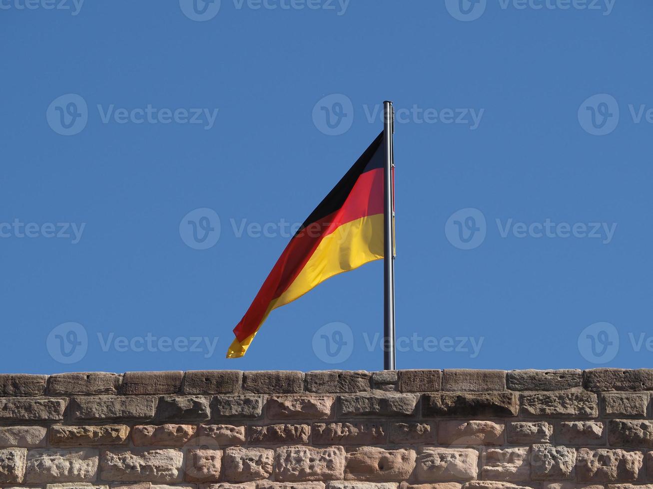 bandera alemana de alemania foto