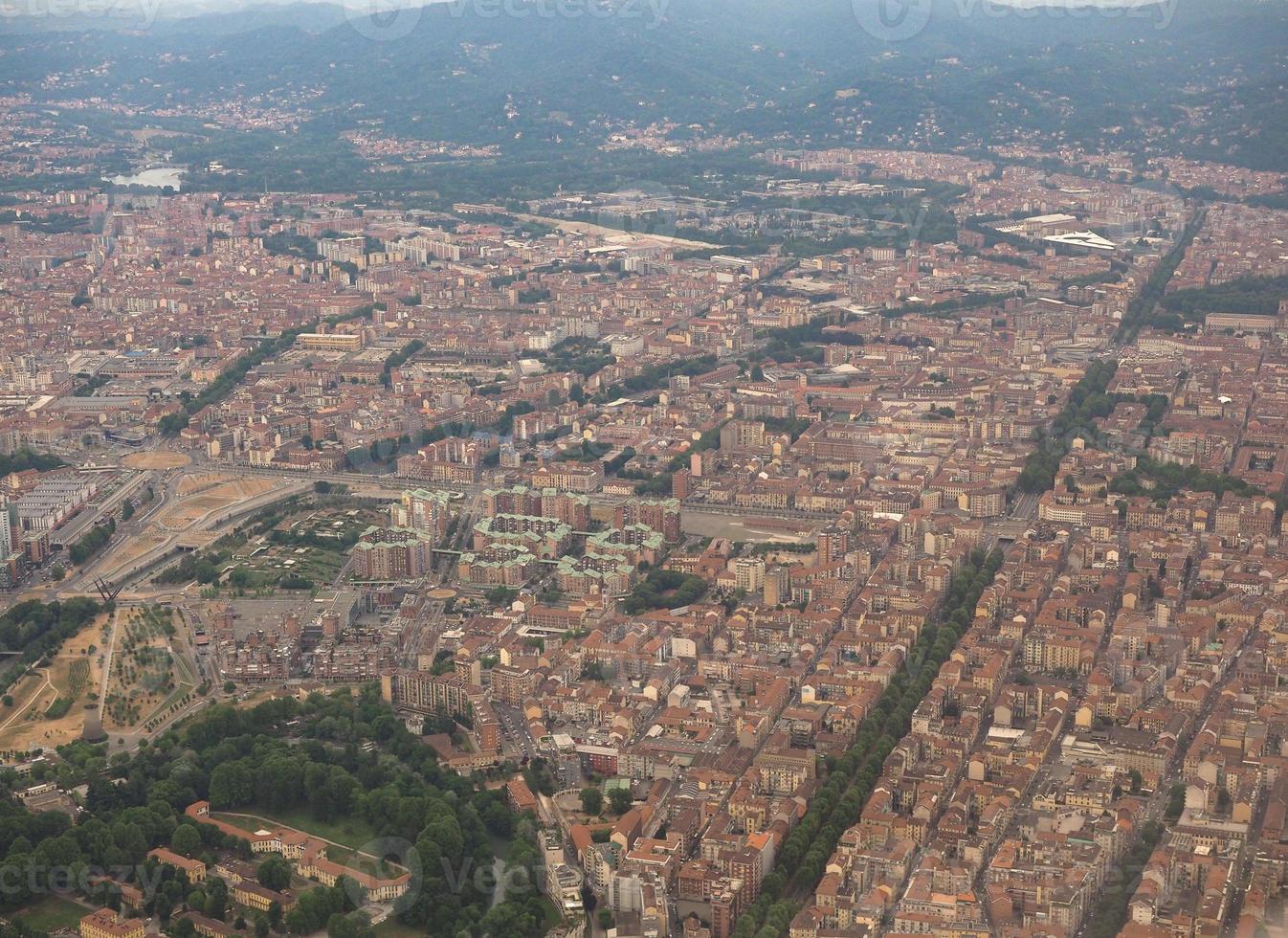 Aerial view of Turin photo