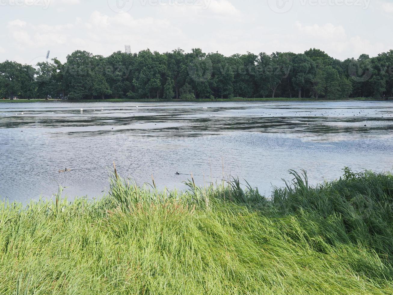 Kleiner Dutzendteich lake in Nuernberg photo