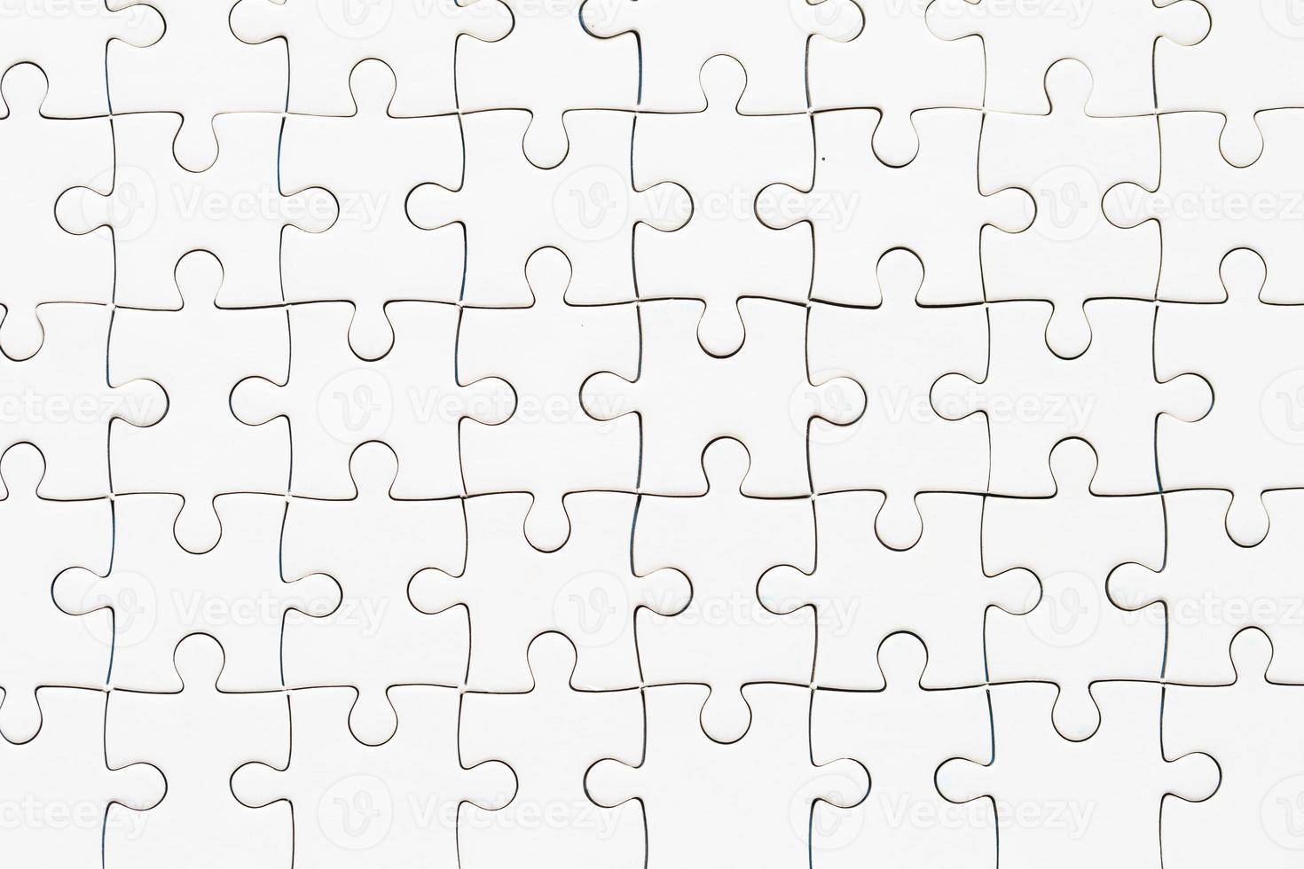 White jigsaw puzzle pattern background. Jigsaw backdrop for web site, marketing, app and logo template. Creative art concept, vector illustration, eps 10, business success, teamwork photo