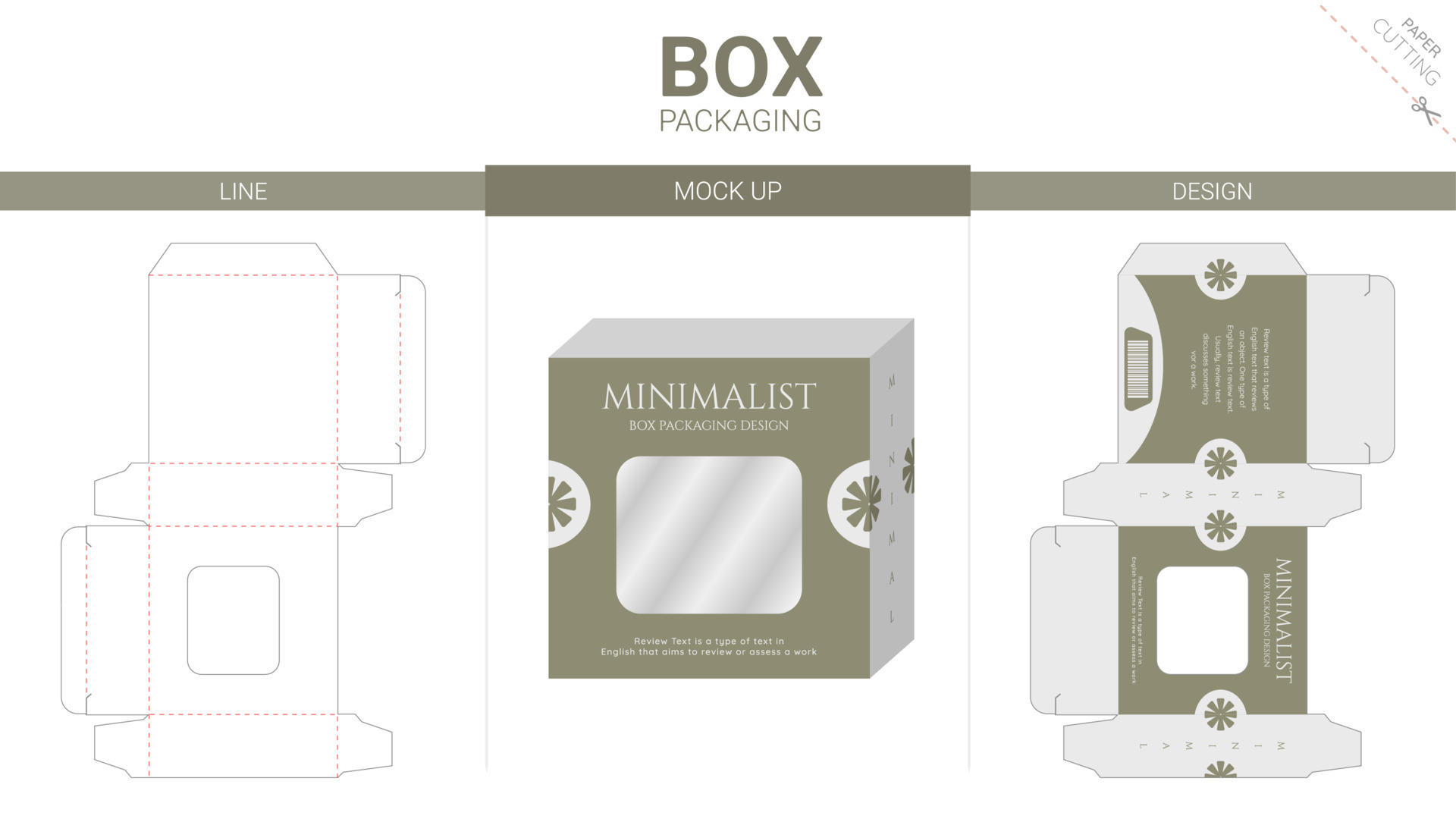 Box packaging and mockup die cut template 10135131 Vector Art at Vecteezy