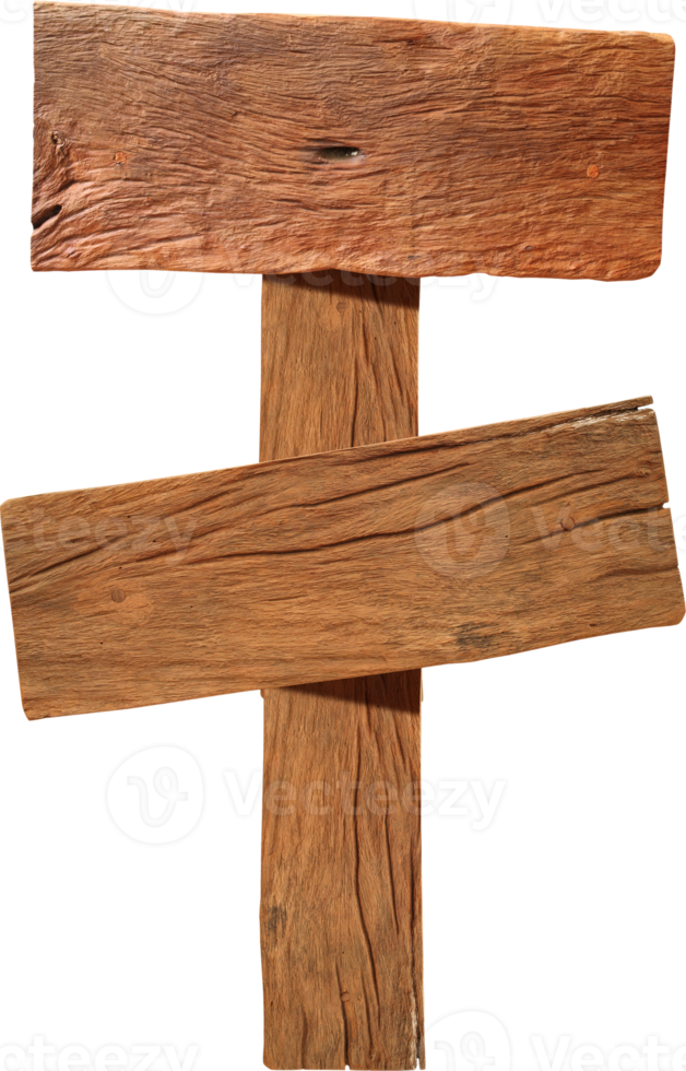 Wooden sign isolated png