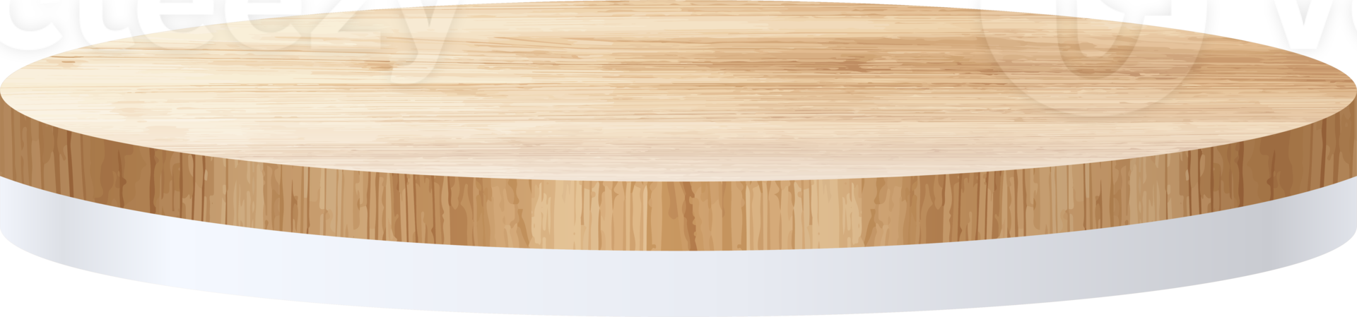Wooden product display podium png