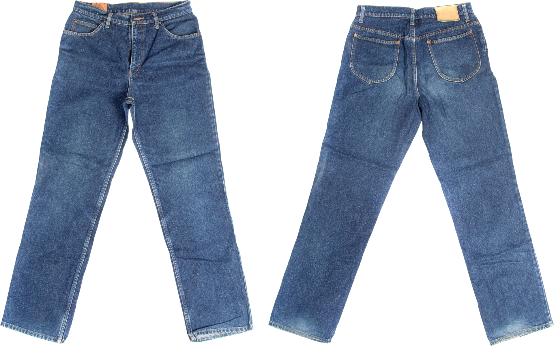 Free Jeans Front And Back Isolated 10135358 PNG with Transparent Background