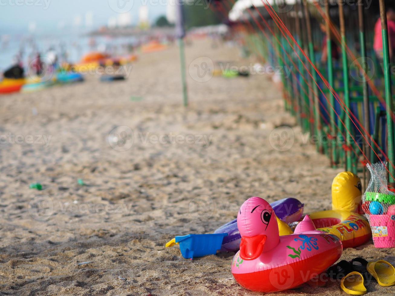 beach chair on sand sea photo