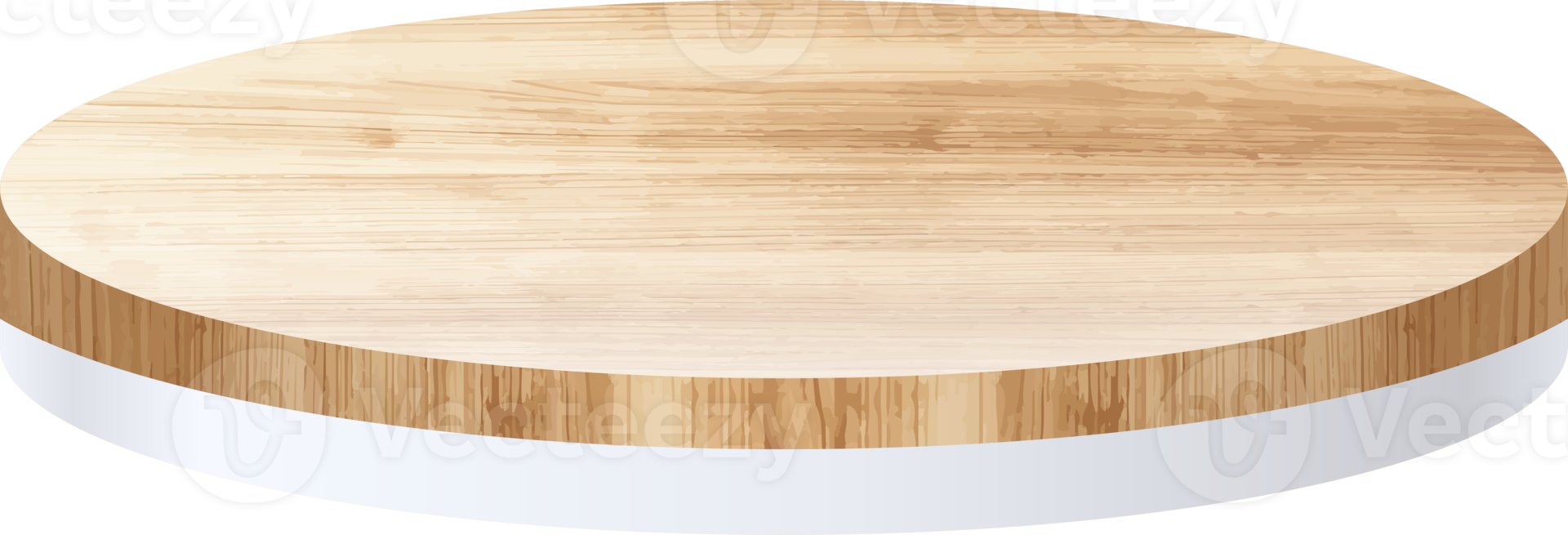 Wooden product display podium png