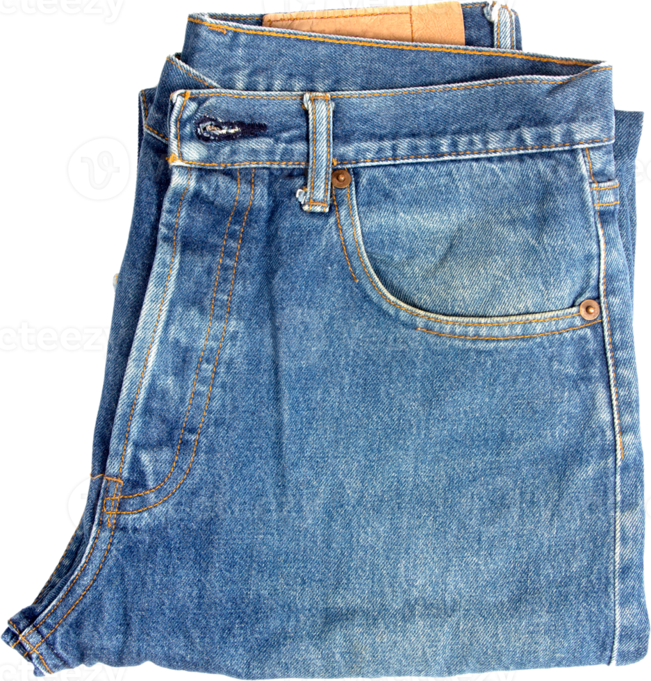 folded jeans isolated 10135588 PNG