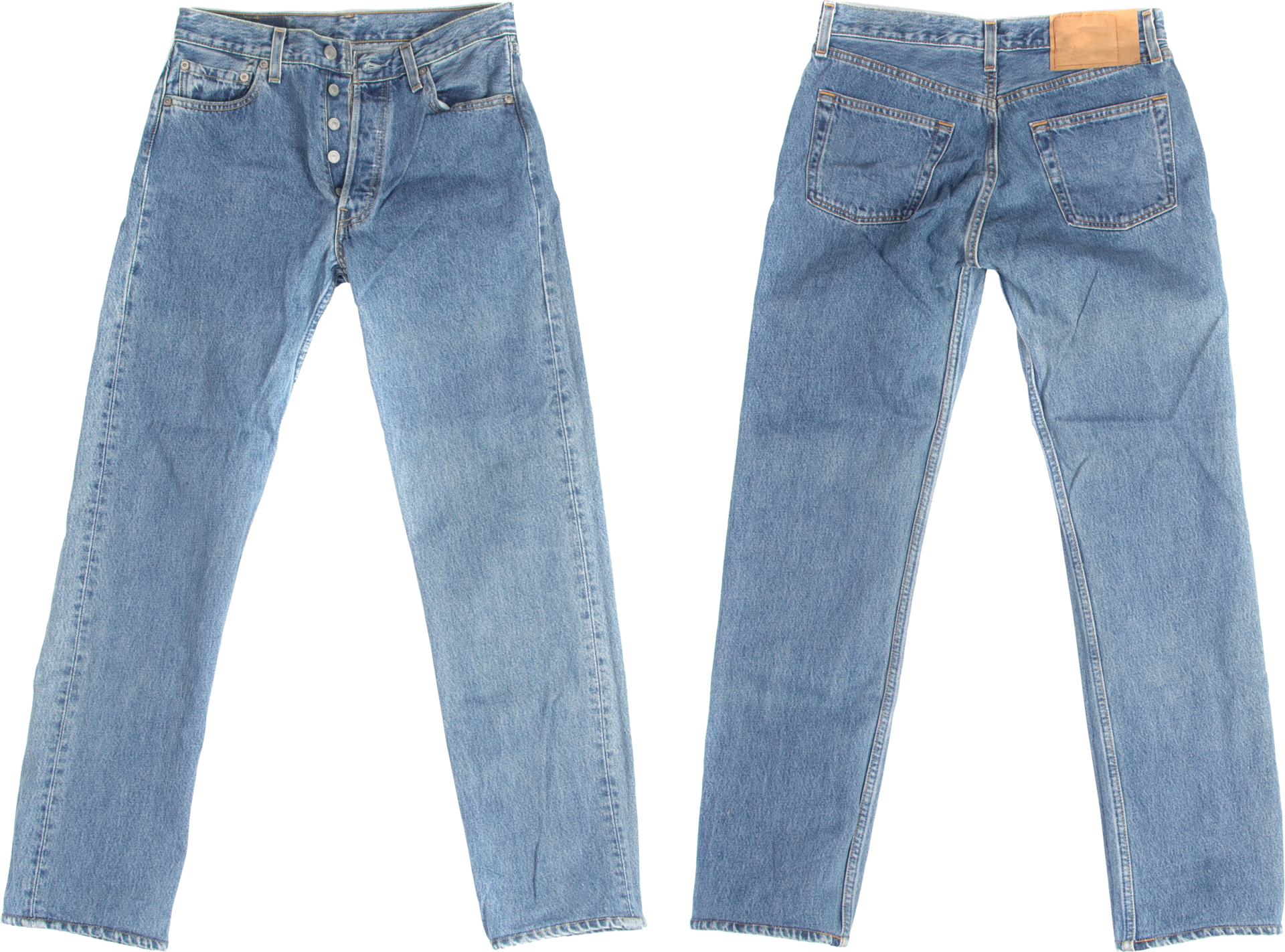 føle sygdom Forbandet Jeans Front And Back Isolated 10135600 PNG