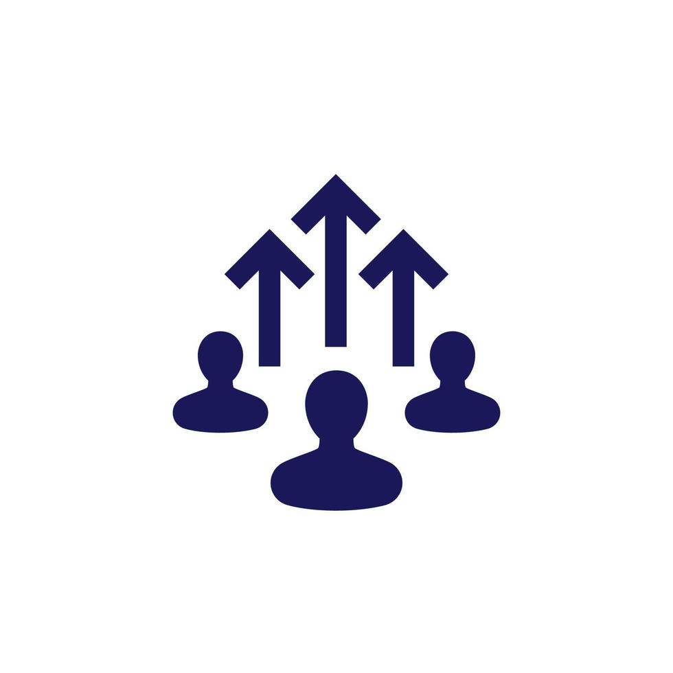 collect user data icon on white vector