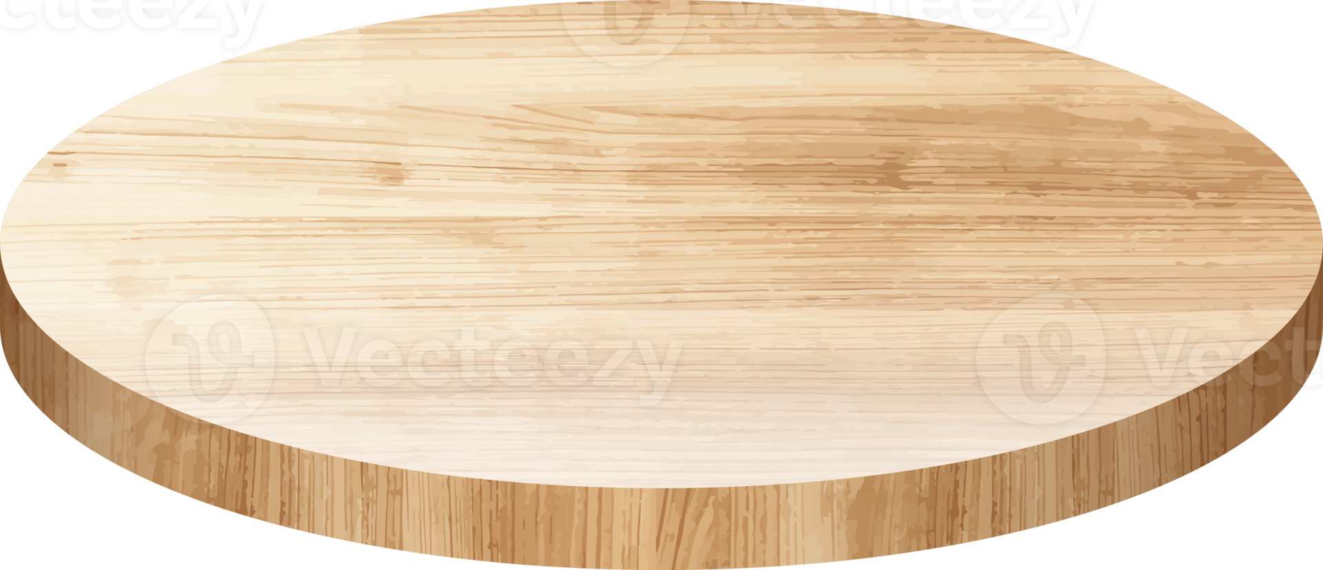 Wooden product display podium png