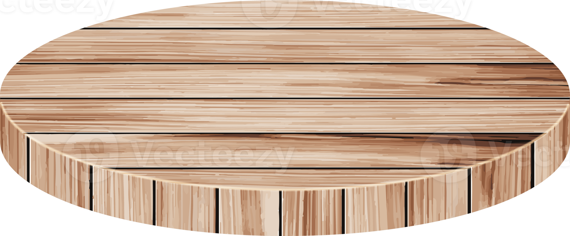 Wooden product display podium png