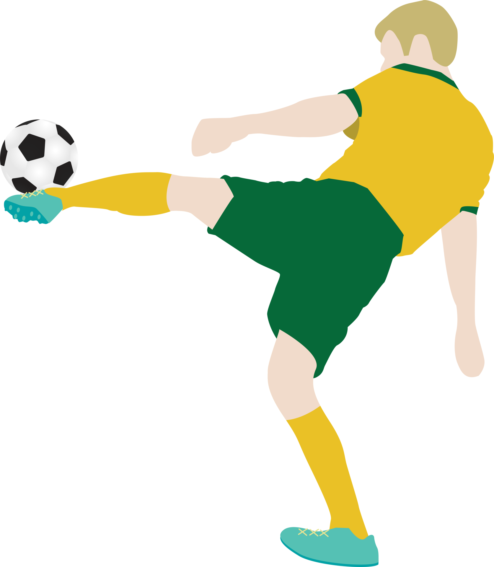 Mão De Elementos De Jogador De Futebol Dos Desenhos Animados Des PNG  Imagens Gratuitas Para Download - Lovepik