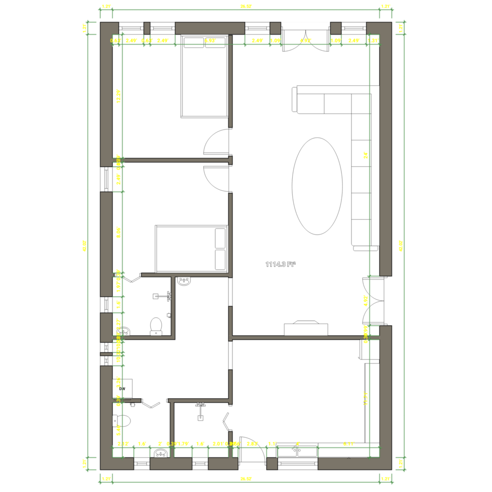 Minimalist house design with floor plan png