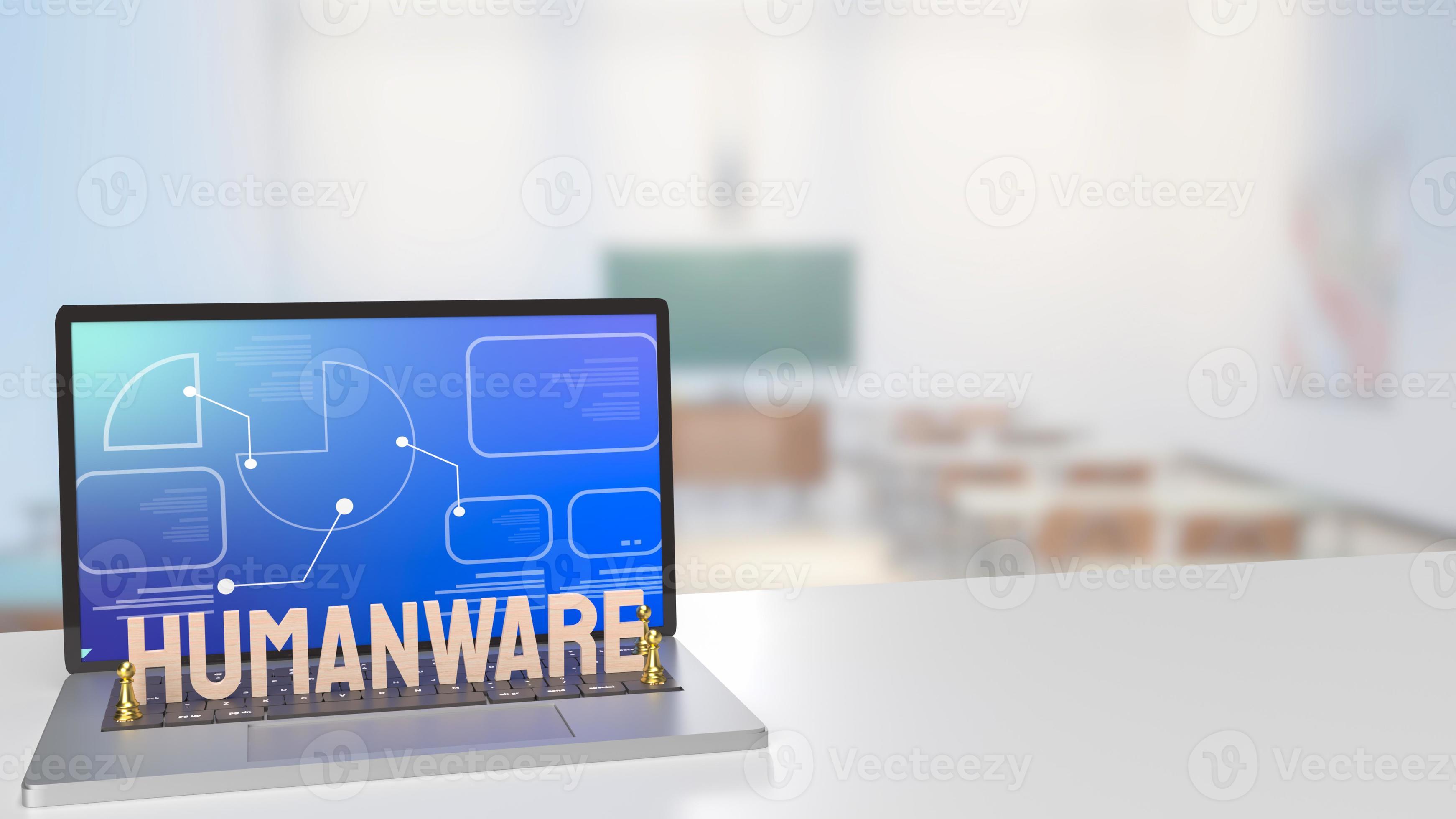 The humanware word and gold chesson on notebook in class room for