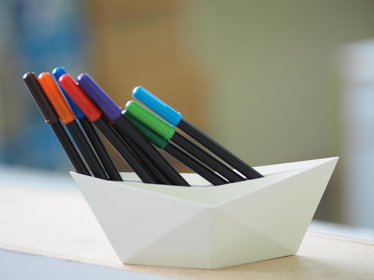 pen highlight colorful photo