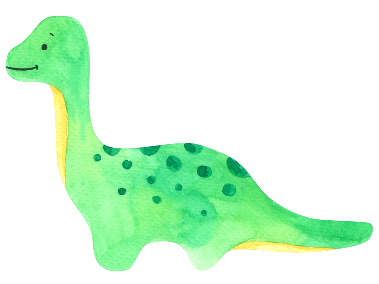 dinosaurio dibujos animados linda acuarela png