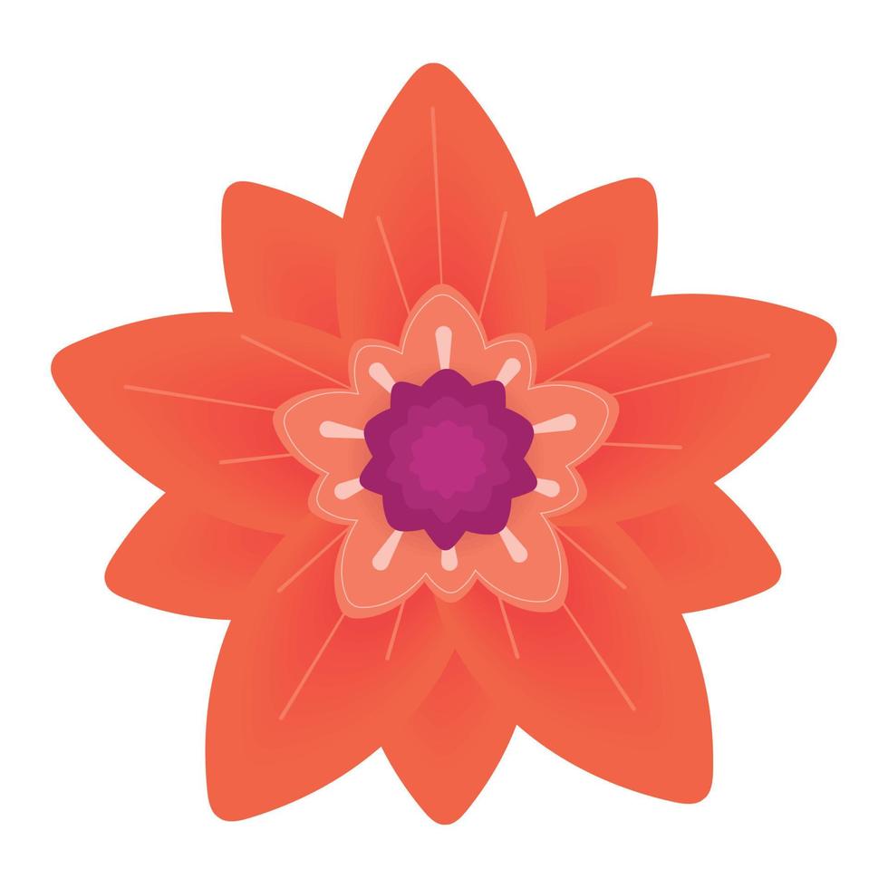 flower natural icon vector